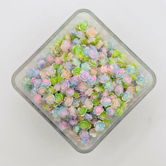 8mm Luminous Spring Rose Mix