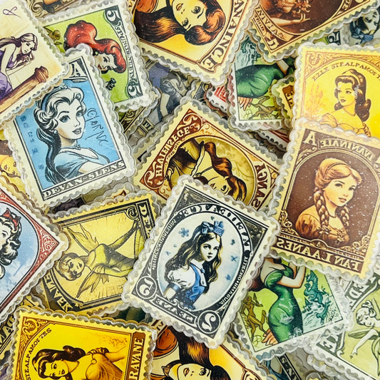 4cm Disney Princess Stamp