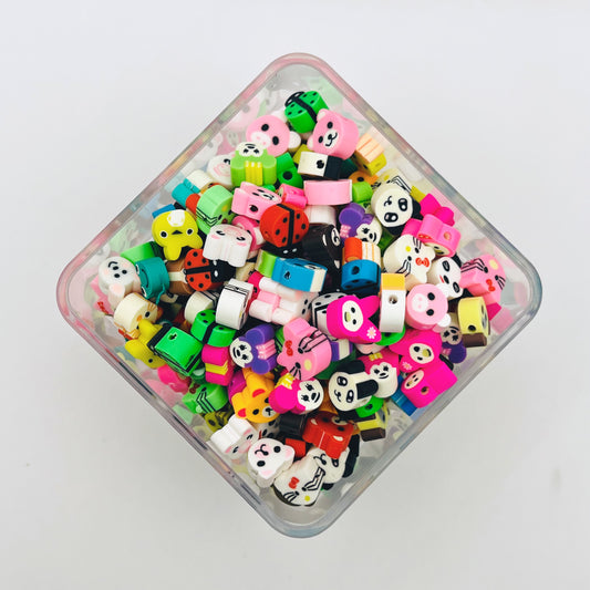 Mixed Character Shape Clay Beads