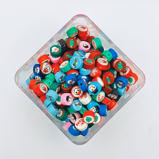 Christmas Clay Beads