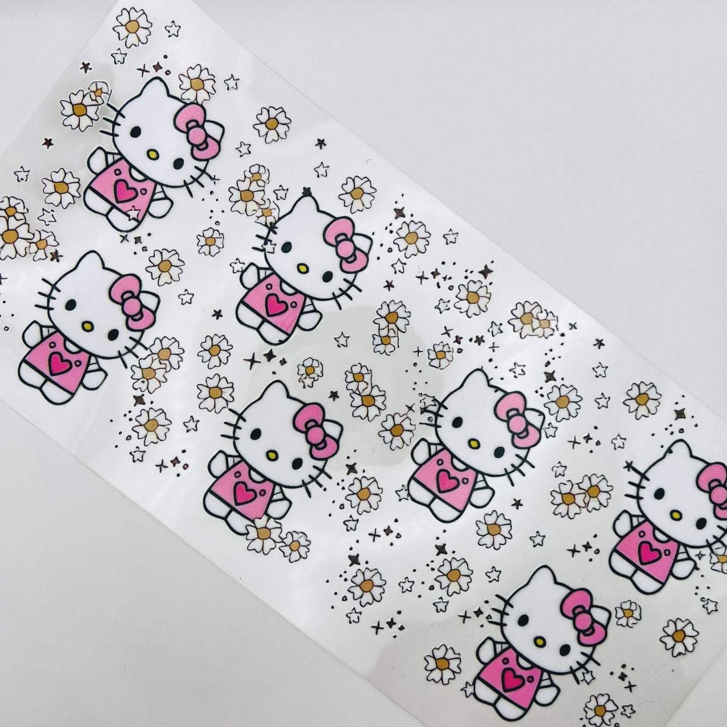 Hello Kitty with White Flowers